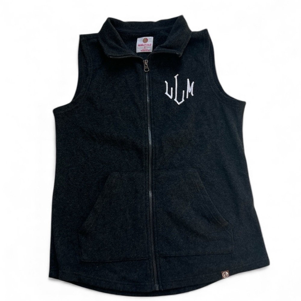 MARLEYEILLY Black Sleeveless Zip-Up Vest